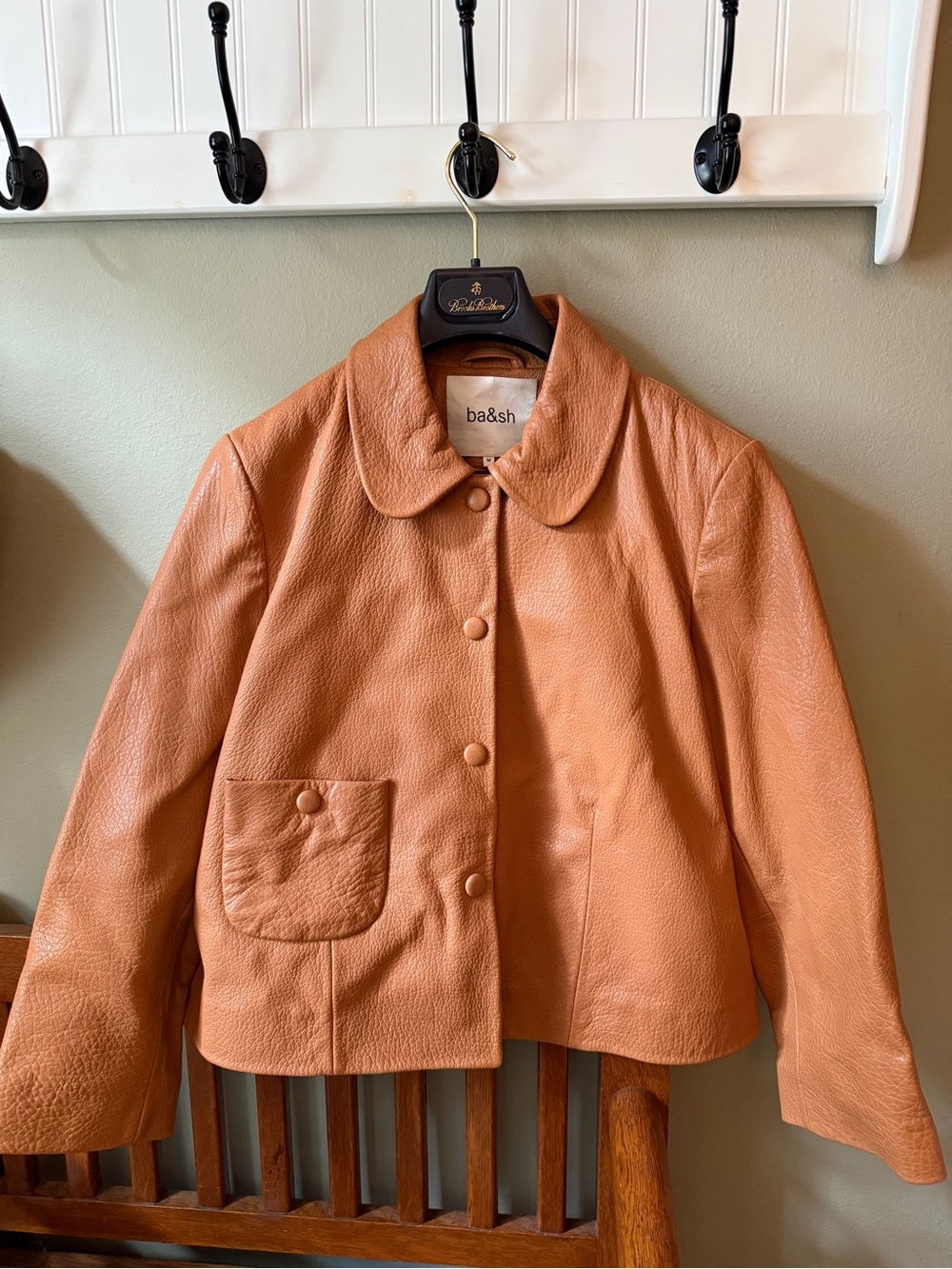 ba&sh Milo Jacket in Camel size medium